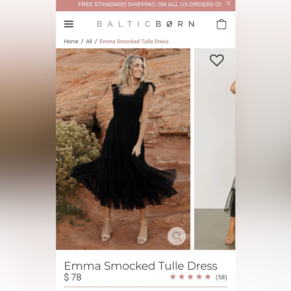 Emma Smocked Tulle Dress